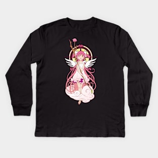 Madoka Kaname - Nouveau Edit Kids Long Sleeve T-Shirt